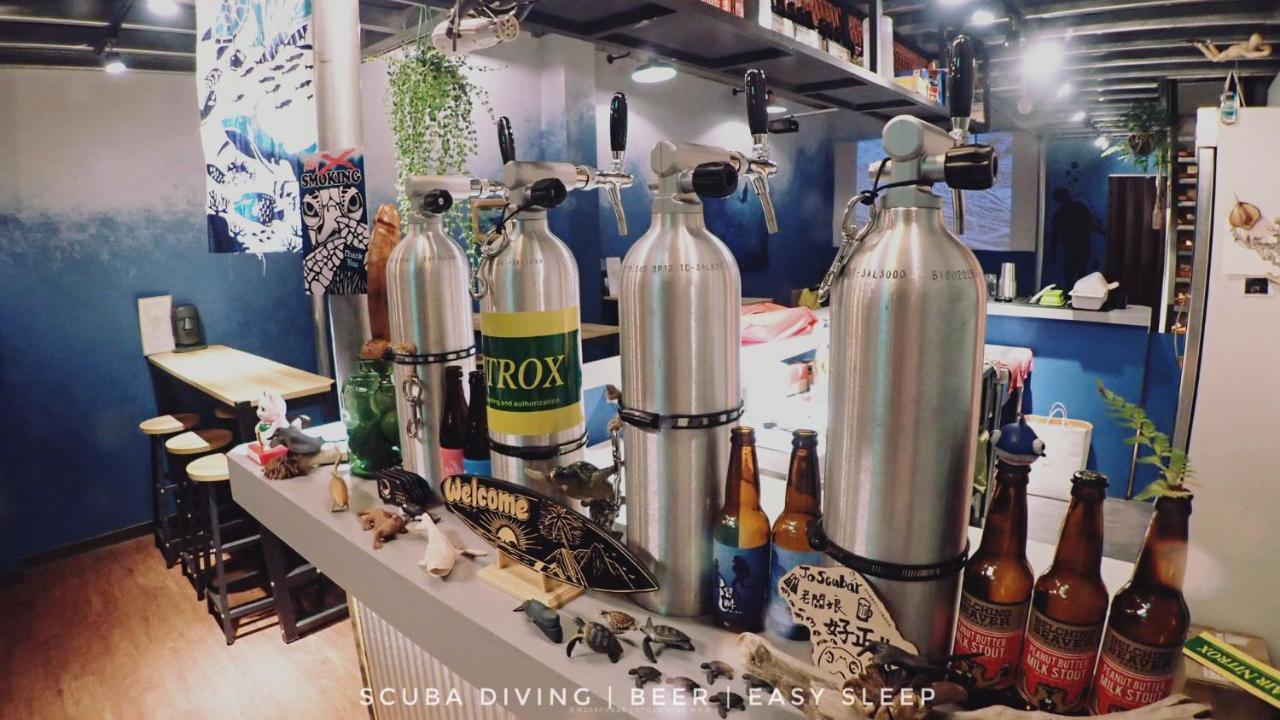 氮醉潛水酒吧旅宿joscubar Diving Hostel Xiao Liuqiu Zewnętrze zdjęcie